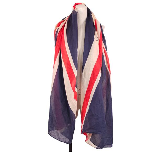 NWT Joules Gloria Union Jack Scarf - Picture 2 of 5